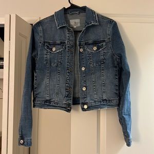 Medium wash denim jacket